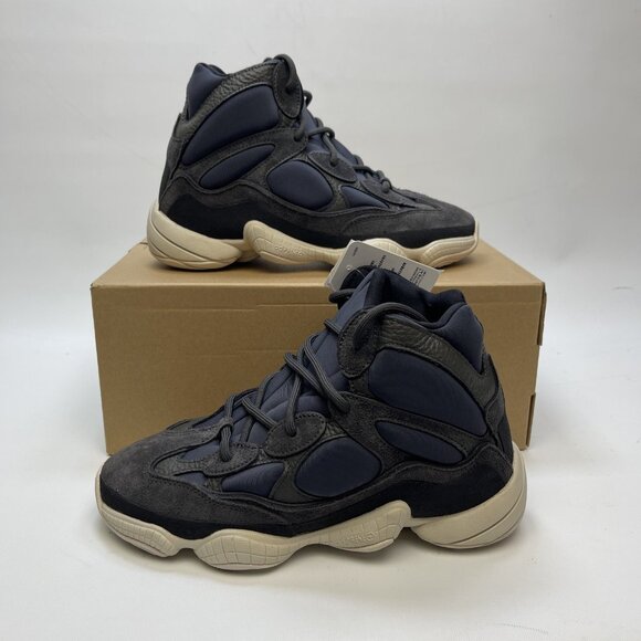 Adidas Yeezy 500 High Slate FW496 Navy Blue Slate Gray Mens US 7 NWOB - Picture 1 of 12